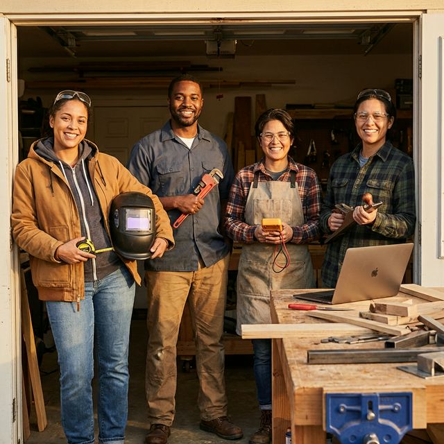 Diverse IT professionals in a workshop